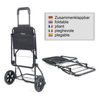  Andersen Shopper Komfort Mit Ausklappbarem Sitz Und 54 Liter Tasche Milla Schwarz