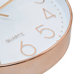  VidaXL Wanduhr 30 Cm Rotgold