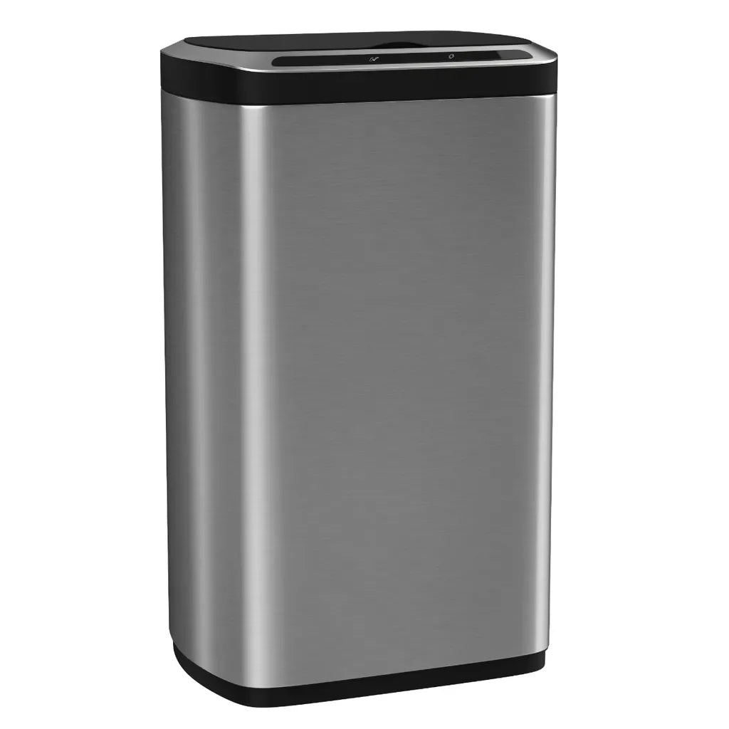  DALLBY Sensor Mülleimer - 50L - Edelstahl - Abfalleimer Mit Sensor