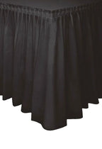  Unique Tischrock Selbstklebend Schwarz 426 X 73 Cm