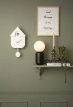 Leitmotiv Karlsson Kuckucksuhr MODERN CUCKOO Weiß