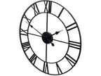  Schnappi.shop Wanduhren Super Leise! Vintage Uhr 60 Cm Wanduhr Metall Retro Design