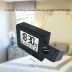  Digital Projektionswecker Mit Temperatur Und Zeit-Projektion/USB-Anschluss/Innentemperatur Und Luftfeuchtigkeit