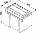  Franke Abfalltrennsystem Cube 30 (134.0039.553) - Handauszug