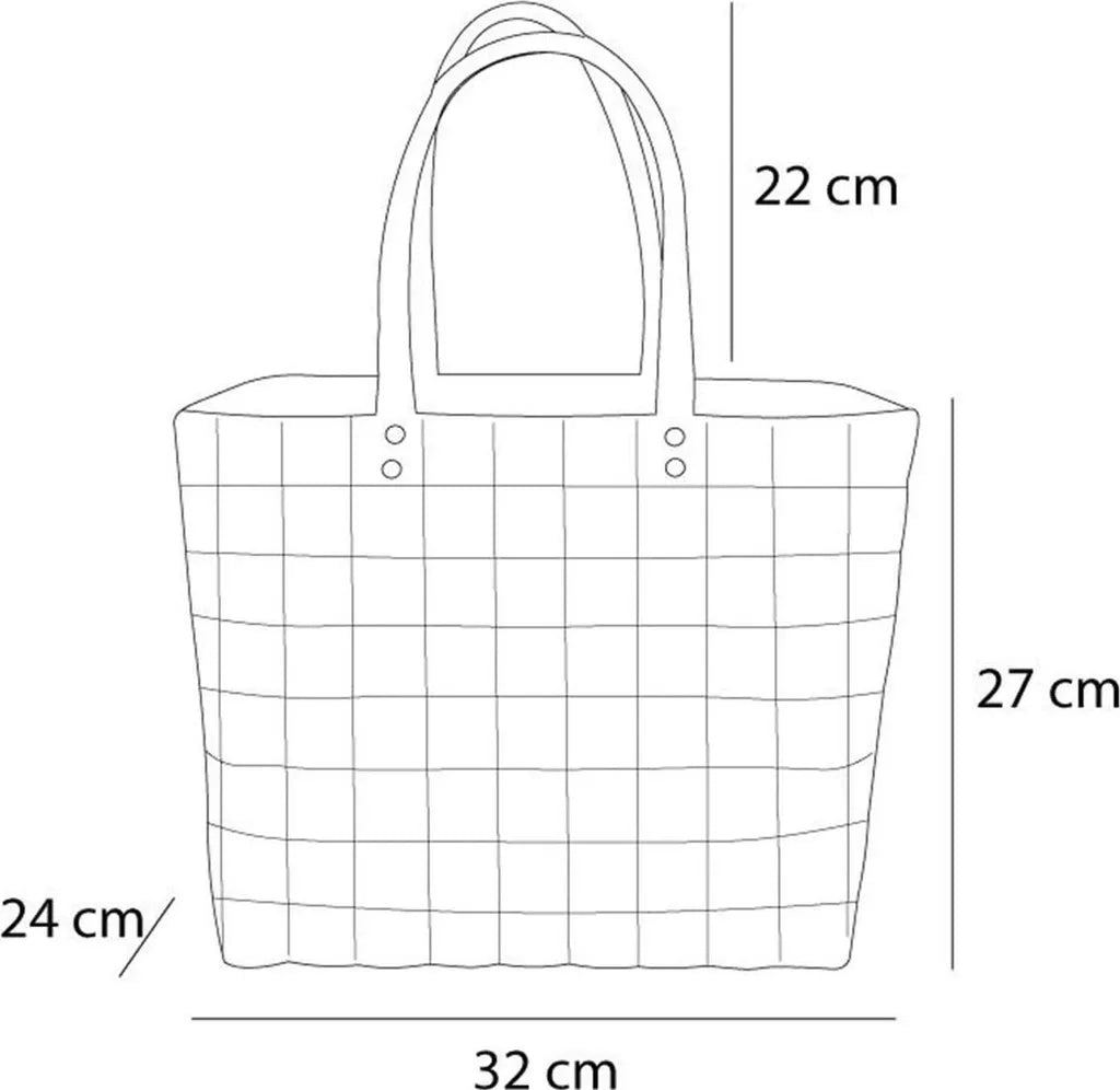  Normani Strandtasche Mit PolyurethanHenkeln