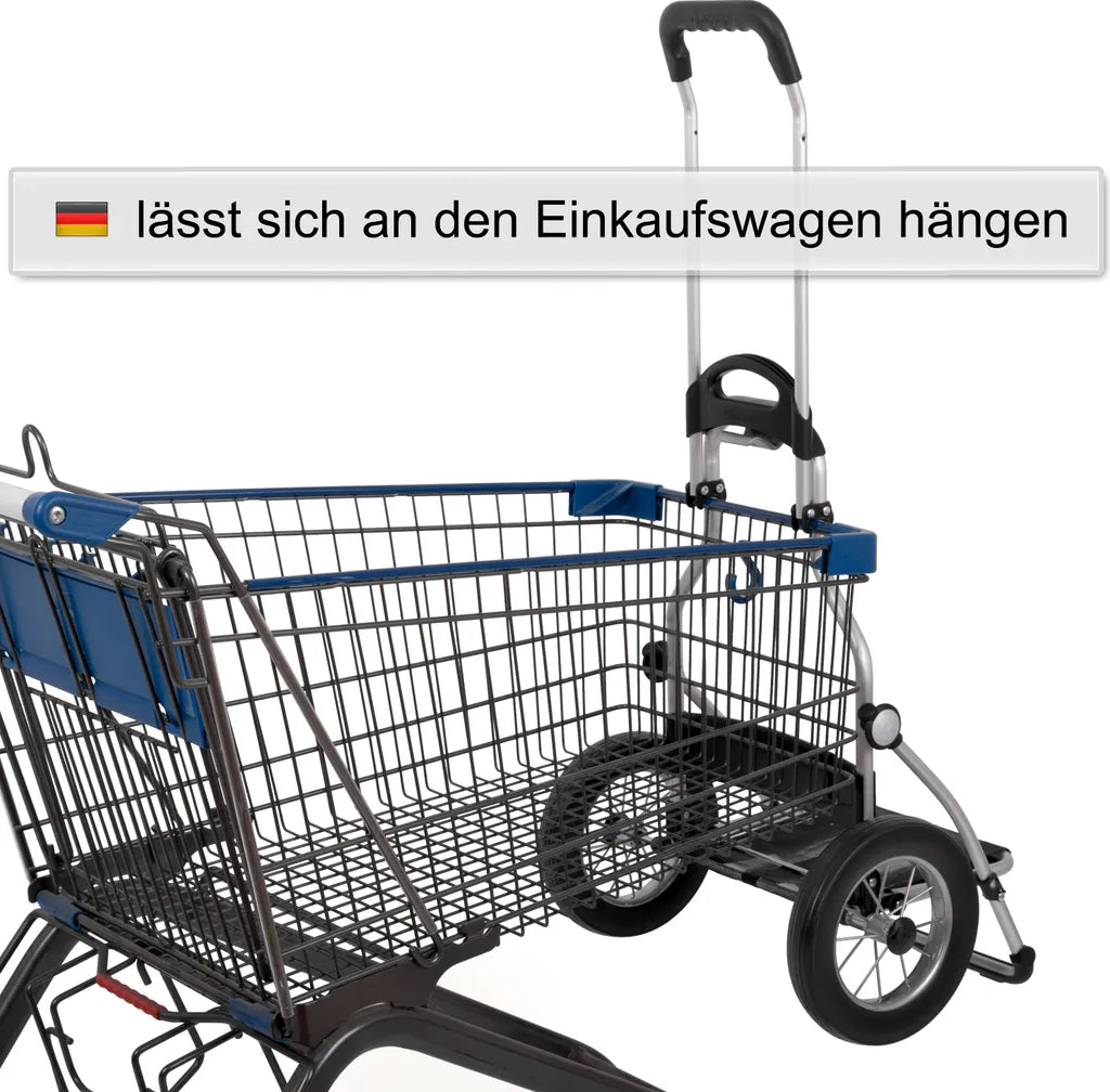  Andersen Shopper Royal Alu Klappbar Mit Metallspeichen-Rad Ø 25 Cm Und 51 Liter Tasche Hedda Schwarz