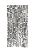 Lametta Vorhang 50x100cm, Farbauswahl:silber