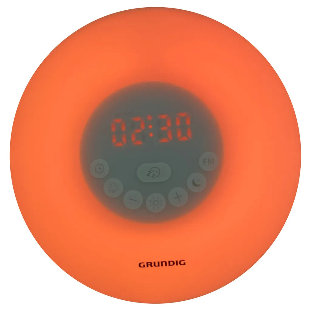  Grundig Wake-up Light LED Lichtwecker Farbwechsel Radio Wecker Sonnenaufgang