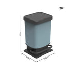 ROTHO Treteimer 20 L PASO ECO, Farbe:Horizon Blue