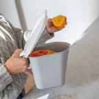  Koziol 5605670 BIBOAbfall-Behälter Kunststoff, 22,5 X 20,8 X 16 Cm, Organic Grey