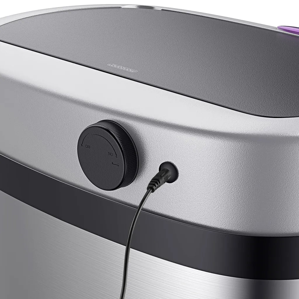  Deuba Sensor Mülleimer 58 L Wasserdicht Automatik Eckig Küche Abfalleimer Müllbehälter Edelstahl