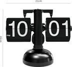  Hikeren Flip Digitale Uhr Kleine Skala Tisch Uhr Retro Flip Uhr Edelstahl Flip Interne Getriebe Betrieben Quarz Uhr Home Decor