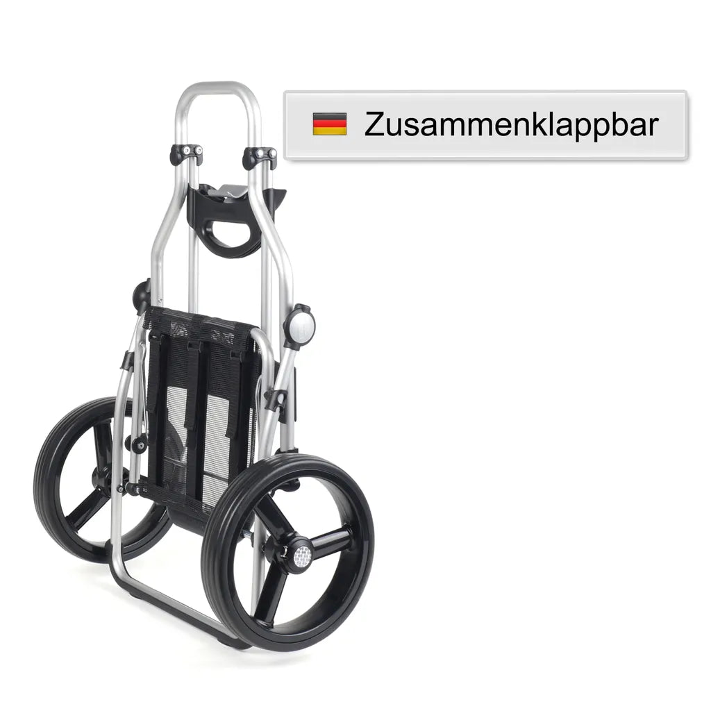  Andersen Shopper Royal Alu Klappbar Mit 3-Speichenrad Ø 25cm Und 45 Liter Tasche Malit Rot Mit Kühlfach