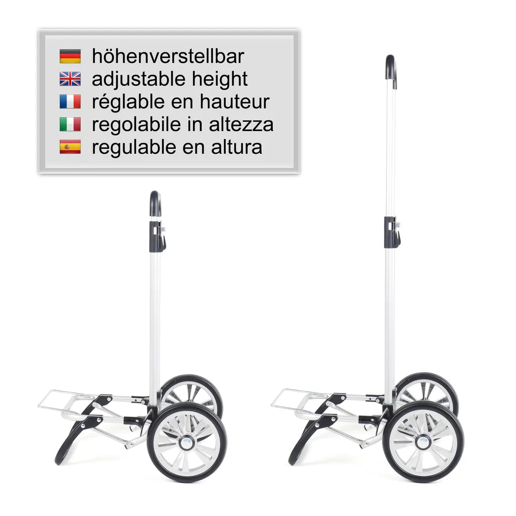  Andersen Shopper Alu Star Höhenverstellbar Mit Rad Ø 20cm Und 62 Liter Tasche Hydro 2.0 Rot Mit Kühlfach