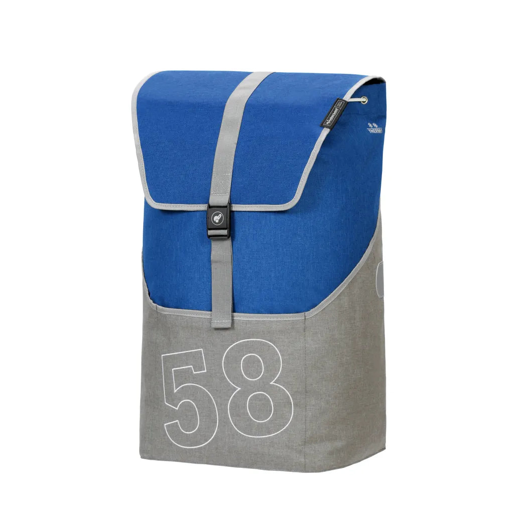  Andersen Shopper Alu Star Höhenverstellbar Mit Rad Ø 20 Cm Und 46 Liter Tasche Filip Blau Mit Kühlfach