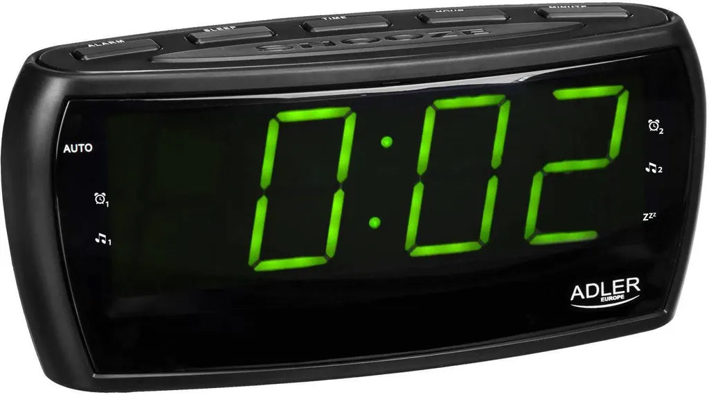  Adler Uhrenradio Radiowecker Mit Extragroßem Display, Dimmbar / Snooze Funktion