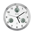  BRESSER MyTime Io Funk-Wanduhr Mit Temperatur- Und Luftfeuchtigkeitsmessung - 30 Cm Durchmesser Farbe: Weiss