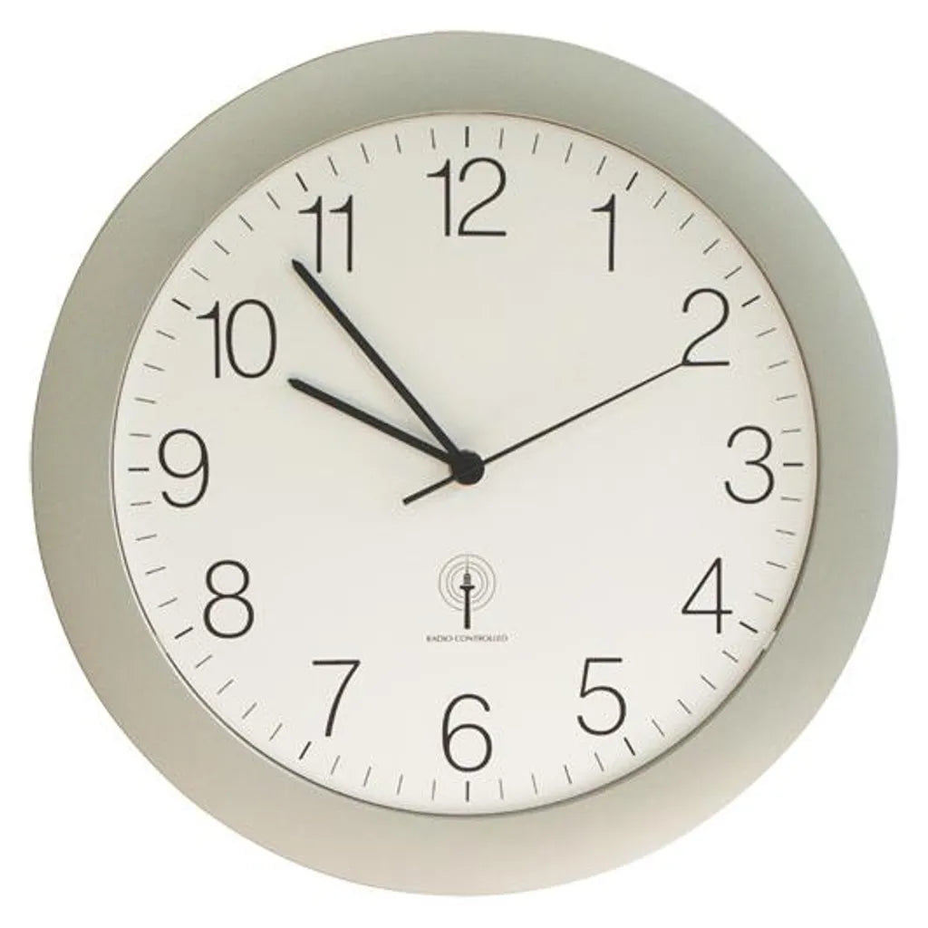 Technoline Wanduhr WT 8000 Silber Analog