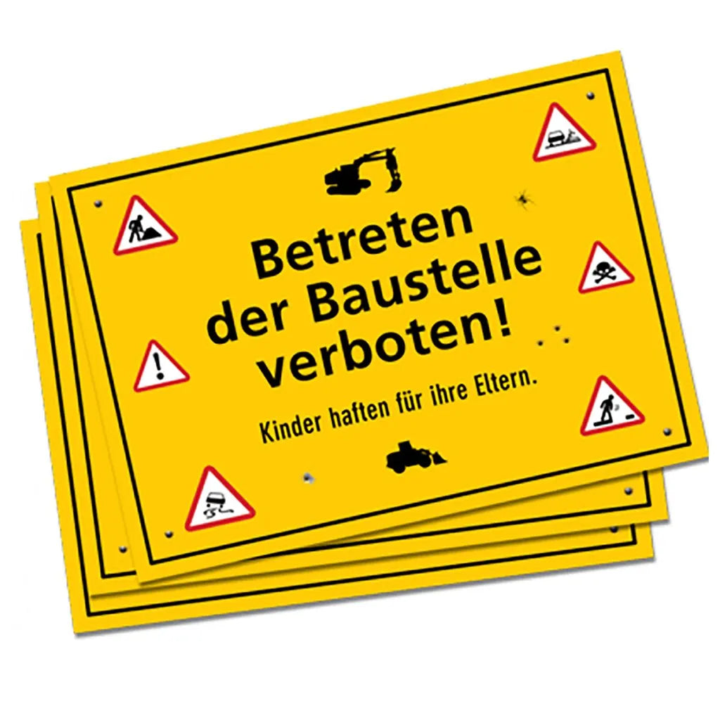  XXL Party-Set Kindergeburtstag Baustelle Bagger Für 6 Kinder, 98-tlg.