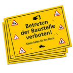  XXL Party-Set Kindergeburtstag Baustelle Bagger Für 6 Kinder, 98-tlg.