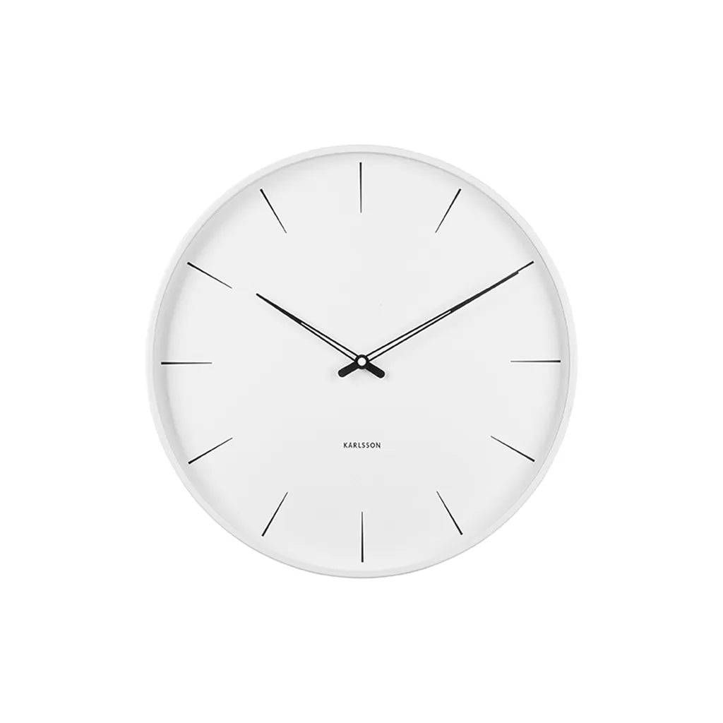  Karlsson - Wanduhr Lure - Weiß - Ø40cm