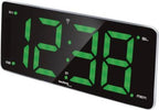  Technoline WT 486 Schwarz-Silber, Radiowecker, Funk, LED Ziffern, Sleep-Timer
