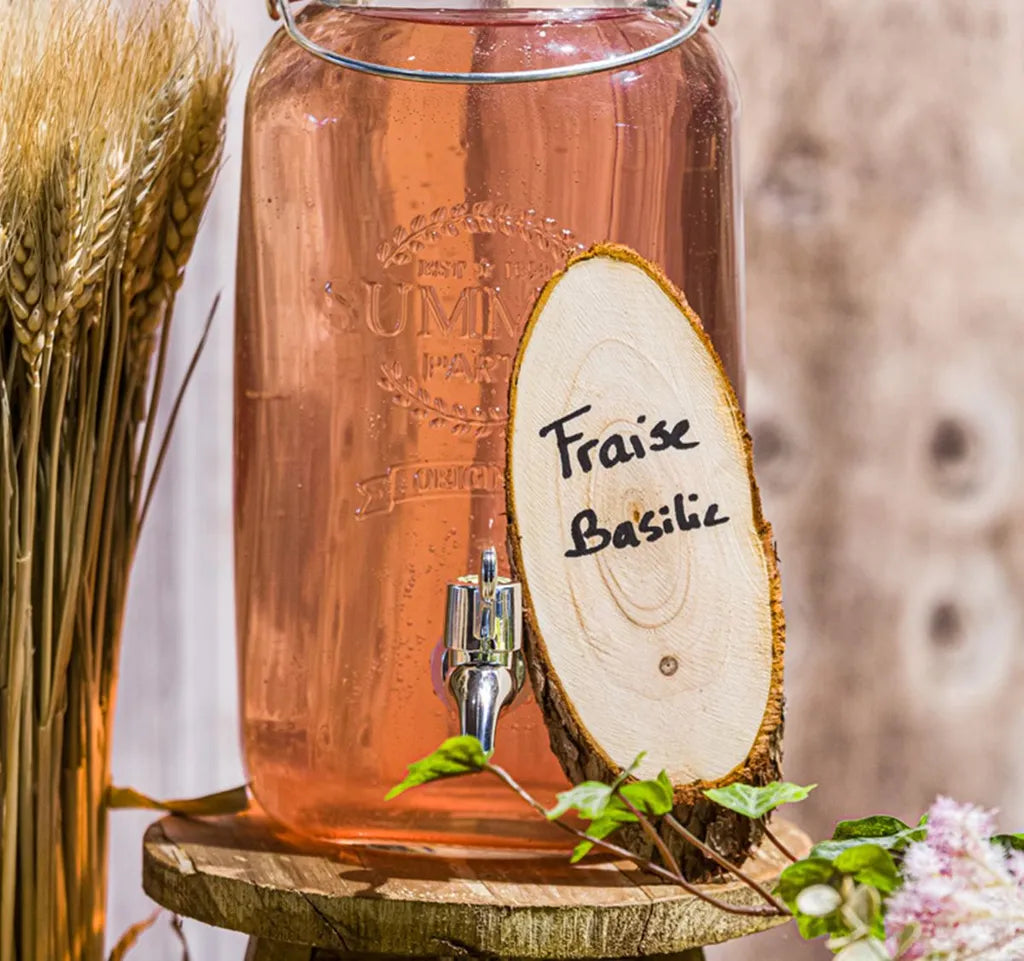  Holzscheiben Oval Namensschild Zum Beschriften Hochzeit, 12 Stück