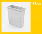 Hailo Inneneimer 1122459 Mit Deckel Hellgrau 12 Liter