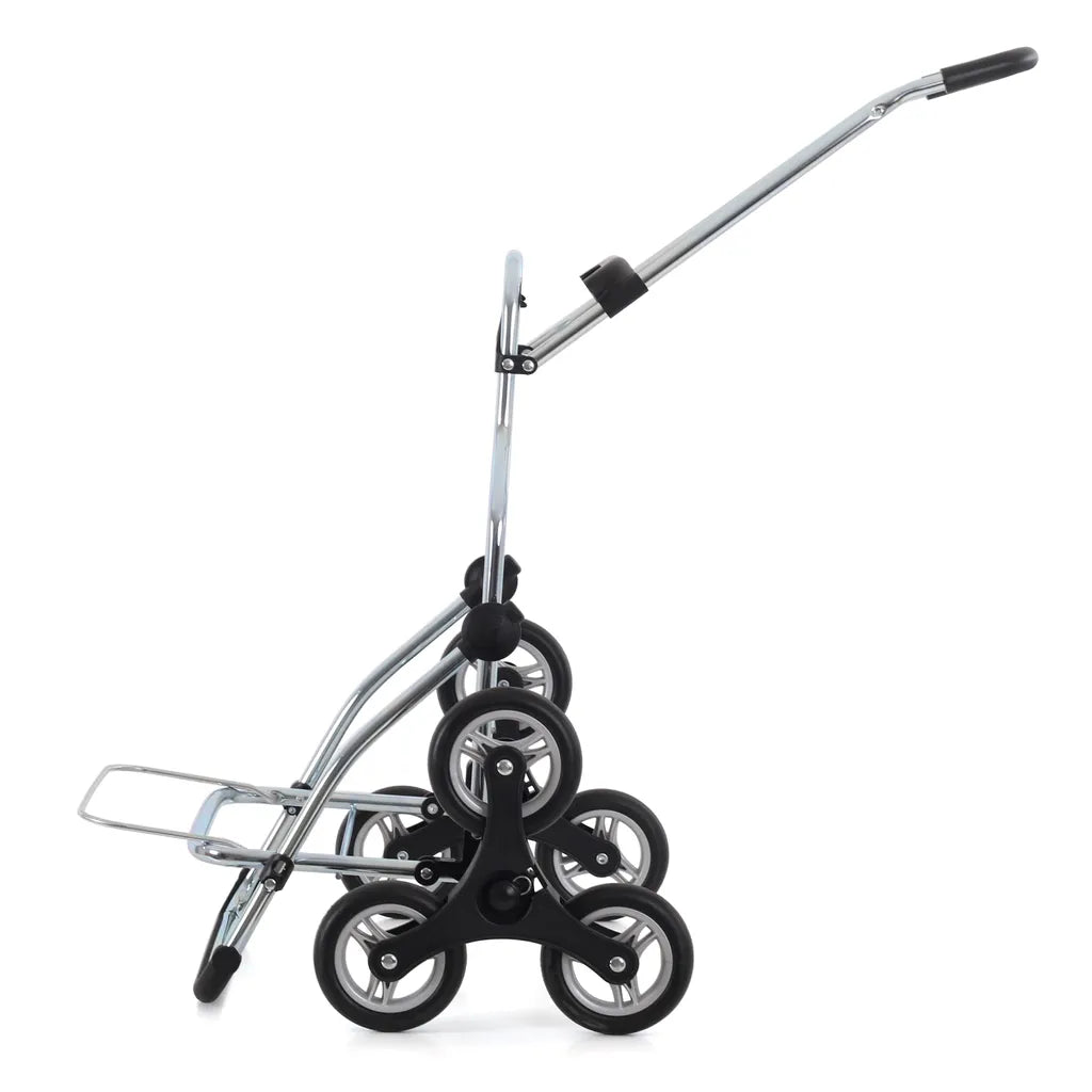  Andersen Shopper Royal Treppensteiger Stahl Klappbar Mit Rad Ø 3x13 Cm Und 45 Liter Tasche Wismar Silbergrau Mit Kühlfach