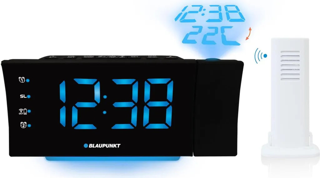  Blaupunkt CRP81USB - Digitaler Wecker - Schwarz - -20 - 50 °C - FM - Temperatur - Zeit - LED Blaupunkt