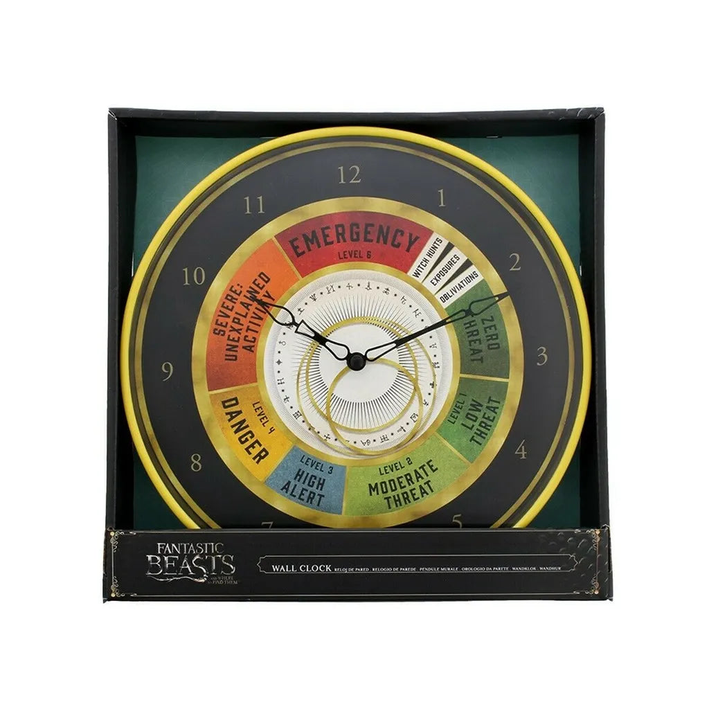  Harry Potter - Wanduhr, Zauberwelt PM787 (Einheitsgröße) (Schwarz)