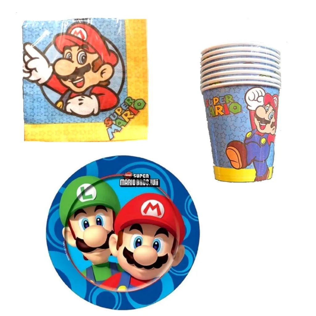  Nintendo New Super Mario Bros. - Party Set 48-teilig