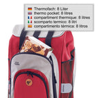  Andersen Shopper Alu Star Höhenverstellbar Mit Rad Ø 20cm Und 62 Liter Tasche Hydro 2.0 Rot Mit Kühlfach