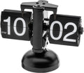  Hikeren Flip Digitale Uhr Kleine Skala Tisch Uhr Retro Flip Uhr Edelstahl Flip Interne Getriebe Betrieben Quarz Uhr Home Decor