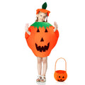  3 Stück Halloween Kürbis Kostüm Kinder Cosplay Party Kostüme Set Performance Kleidung (3-7 Jahren)