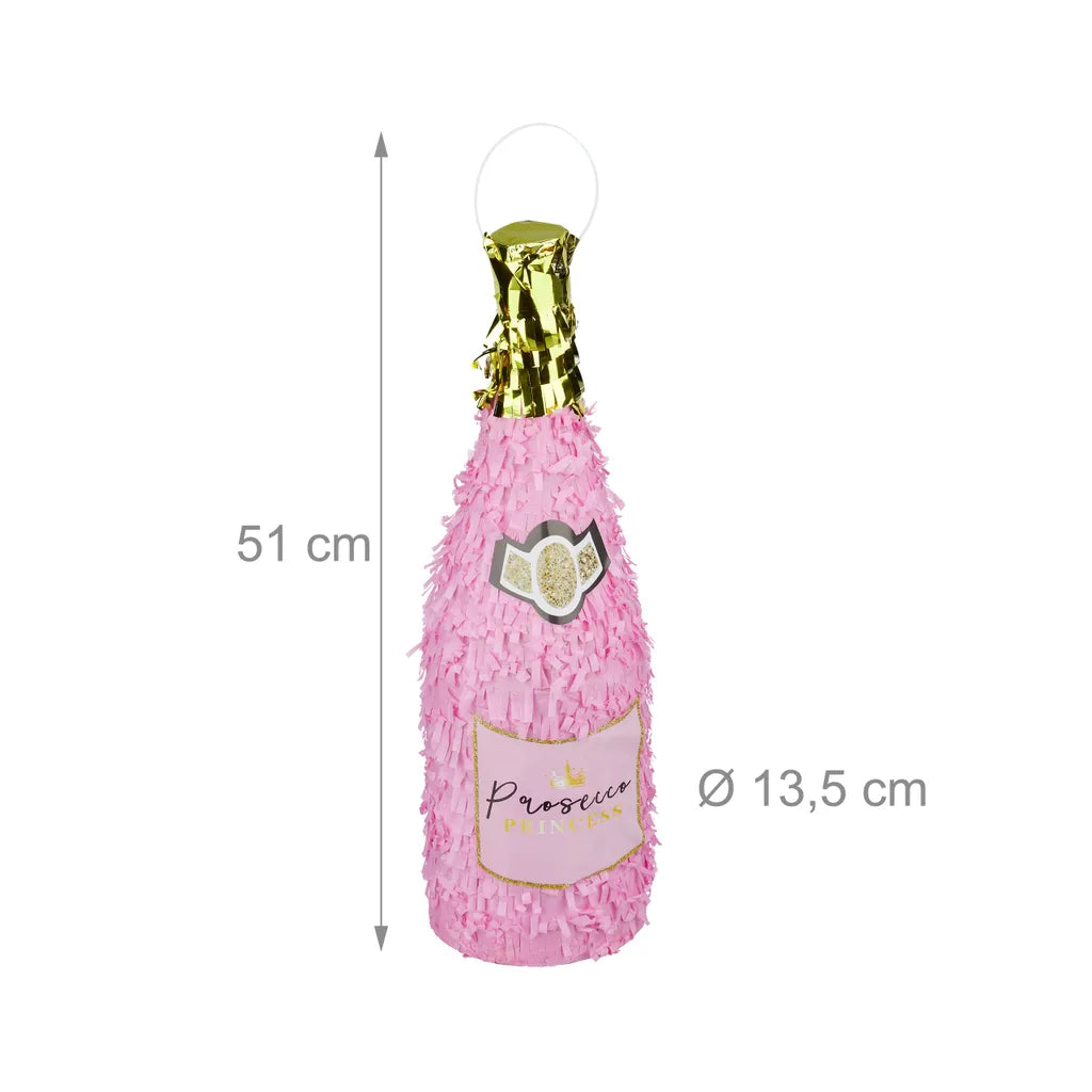  Relaxdays Pinata Sektflasche