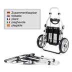  Andersen Royal Shopper Alu Klappbar Mit Kugellagerrad Ø 25 Cm Und 43 Liter Tasche Vektor Grau Mit Kühlfach