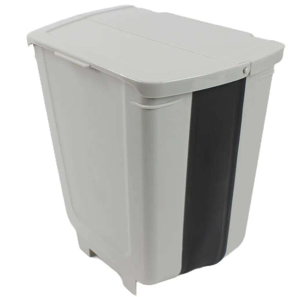  Abfalleimer Mülleimer Faltbar 4-8 Liter Wohnwagen Wohnmobil Camping Caravan Boot Grau / Anthrazit