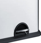  SVITA TC2Combo35 Mülleimer Edelstahl Abfalleimer Mülltrennung (12l + 23l) Silber Papierkorb