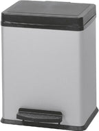  WESCO Treteimer Ökosammler 2x10ltr. 43cm Silber