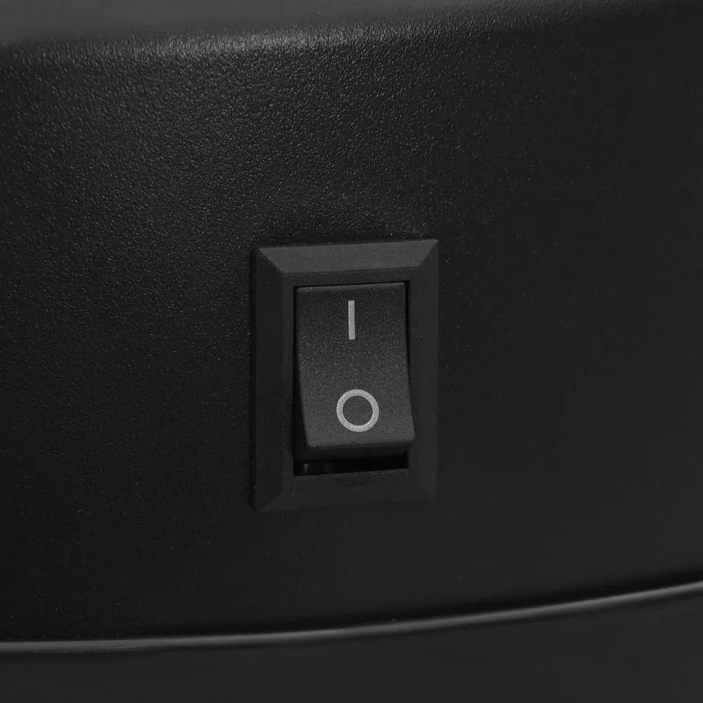  VidaXL Automatischer Sensor-Mülleimer 50 L Kohlenstoffstahl Schwarz