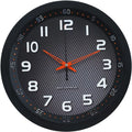 Technoline WT 8972 - Funkgesteuerte Wanduhr, Schwarz Und Bernstein