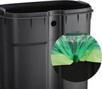  SONGMICS Mülleimer, 30 L Abfalleimer Mit Pedal, Treteimer Mit Inneneimer Aus Kunststoff, Für Die Küche, Klappdeckel, Softclose, Geruchsdicht Und Hygienisch, Schwarz LTB03BK