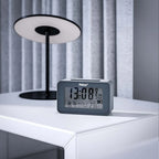  Mebus Digitaler Funkwecker Mit Mondkalender, Beleuchtung, Innenthermometer, 2 Weckzeiten, Schlummer-Funktion