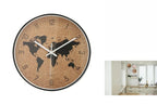  Wanduhr Quid Weltkarte Kunststoff 30 Cm