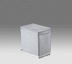  WESCO Einbau-Abfallsammler 30DT - 16 Liter, Hinter Drehtüren, Alugrau