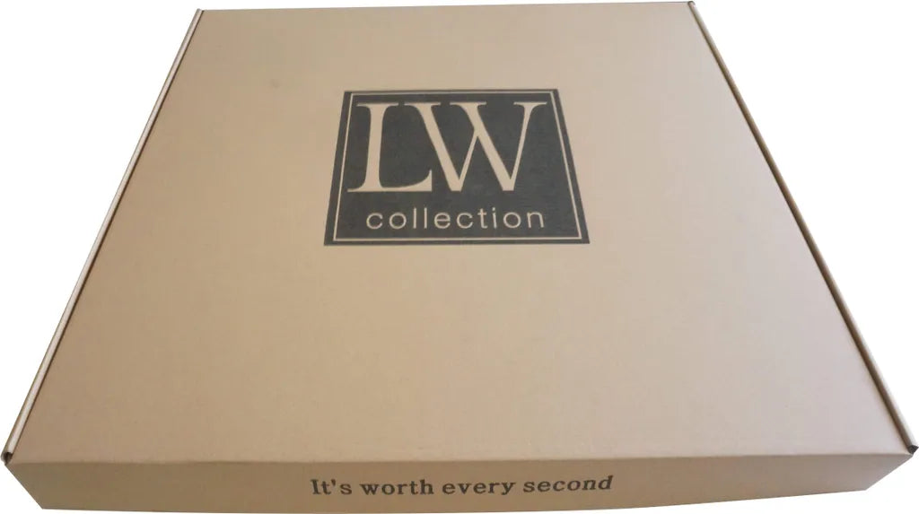  LW Collection Wanduhr ISLA Gold 80CM - Wanduhr Modern - Leises Uhrwerk - Industrielle Wanduhr - Große Wanduhr - Nicht Tickend - Geräuschlos – Batteriebetrieben - Industrial Design