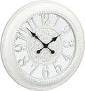  Relaxdays Wanduhr XL Mit Barockmuster