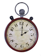  Metall-Uhr „Old Town Clocks“, Große Wanduhr "Old Town Clocks" Ø 35cm, Aus Metall In Antik Optik