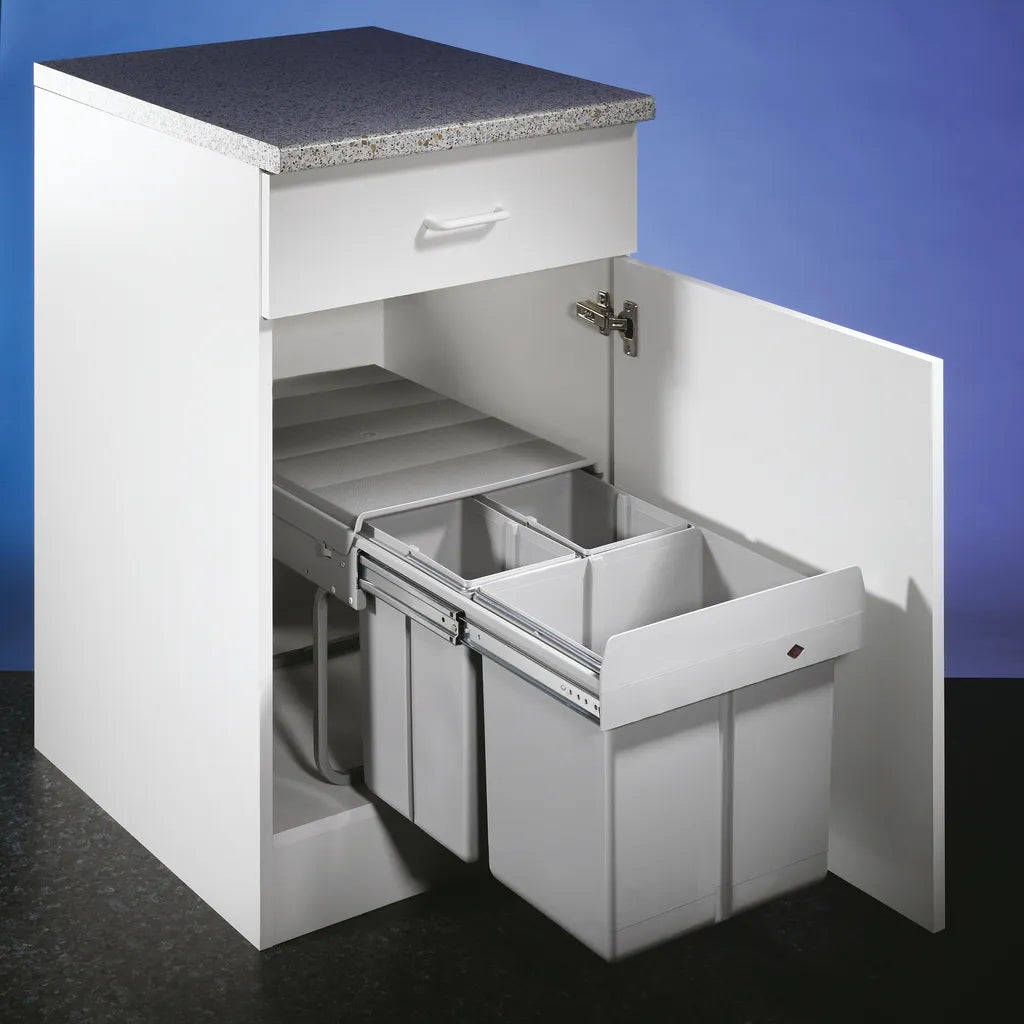  Wesco Einbau-Abfallsammler TRIO-MASTER 40DT 16 Liter + 2x8 Liter 600787